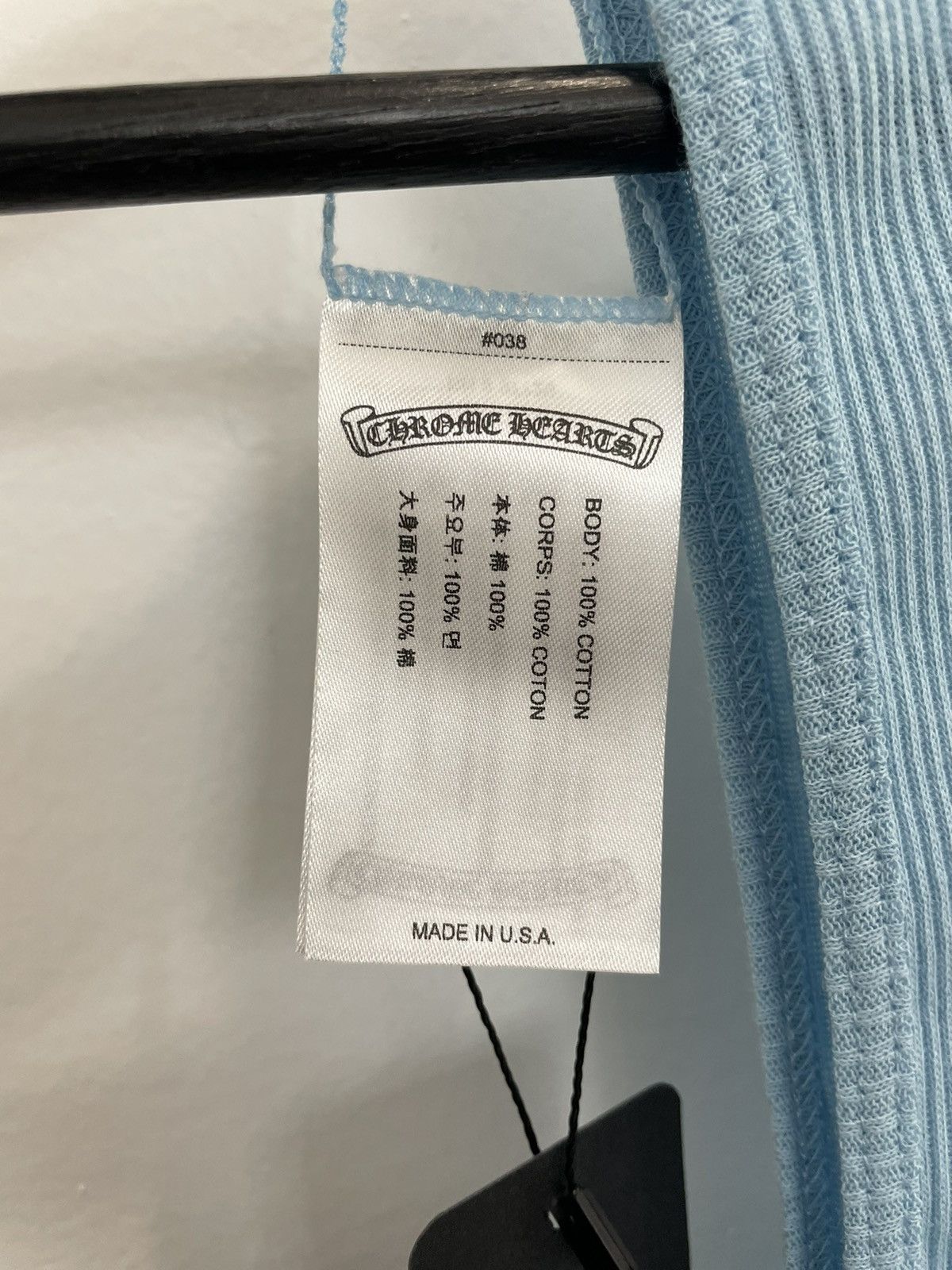 Chrome Hearts Brand new blue horseshoe tank top Size L / US 10 / IT 46 - 9 Thumbnail