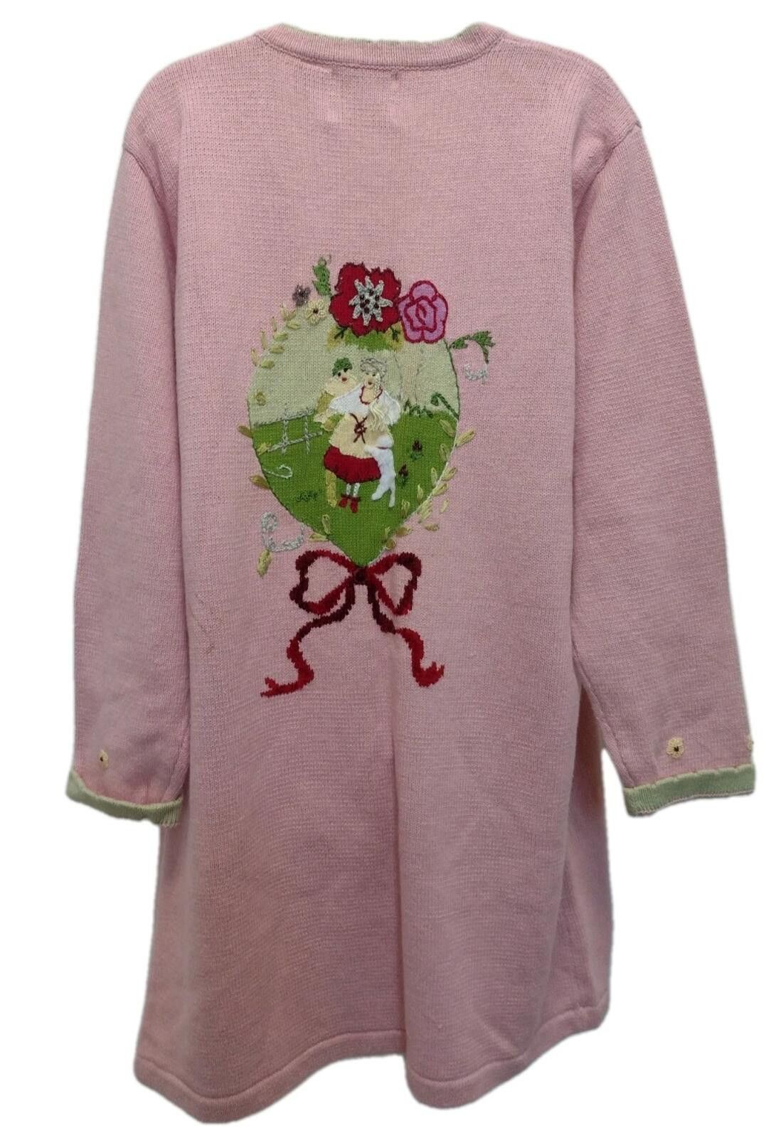 Other Storybook Knits Wrapped in Romance Floral Duster Cardigan L Size L / US 10 / IT 46 - 4 Thumbnail
