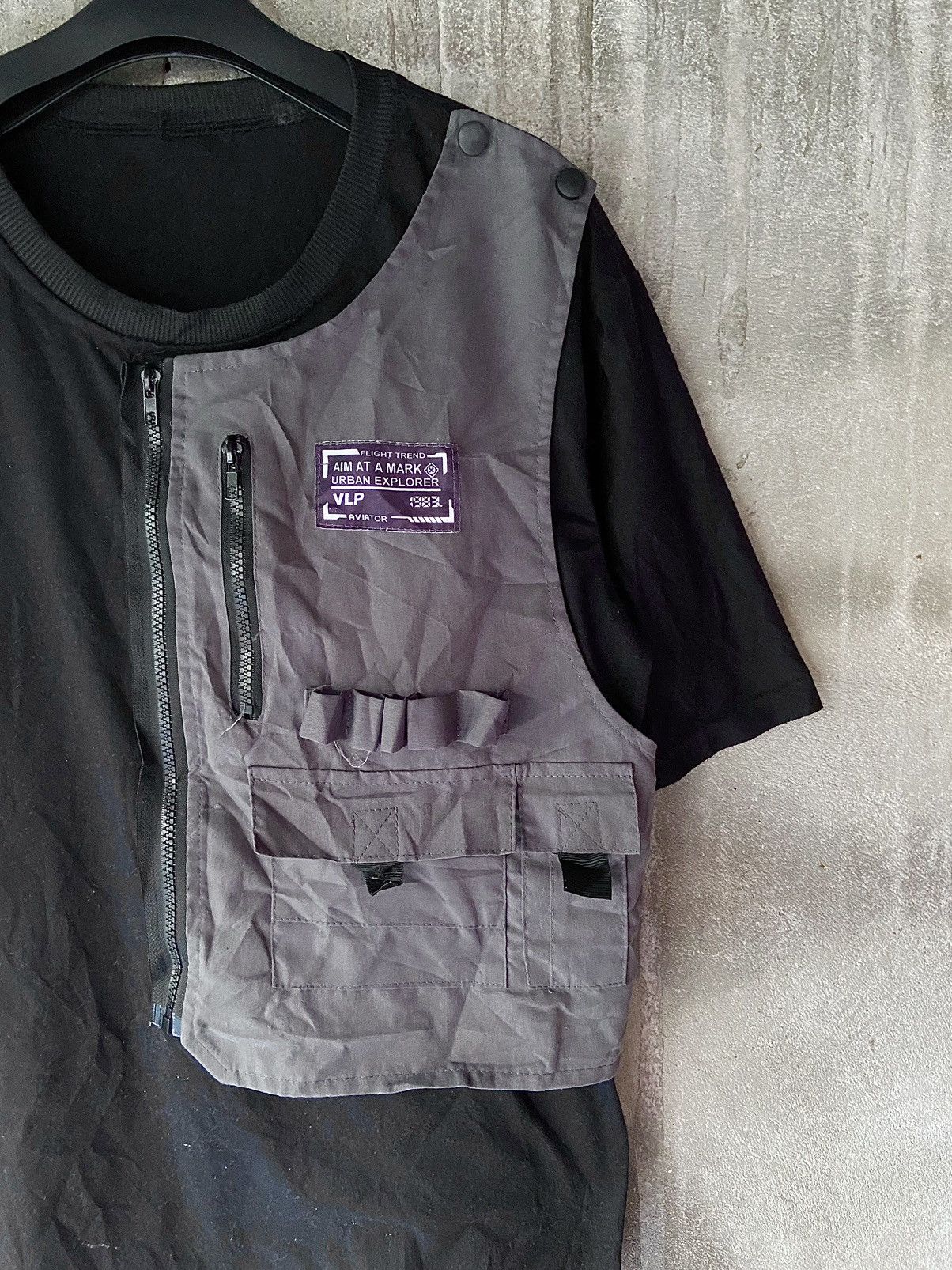 Beauty Beast × Hysteric Glamour × Japanese Brand UKNOWN BRAND DOUBLE LAYER VEST TEE SHIRT Size US M / EU 48-50 / 2 - 6 Thumbnail