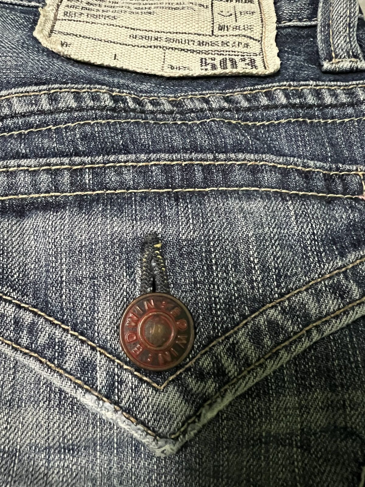 Edwin × If Six Was Nine × Japanese Brand VINTAGE EDWIN 503 BLUE TRIP DISTRESS JEAN Size US 31 - 19 Thumbnail