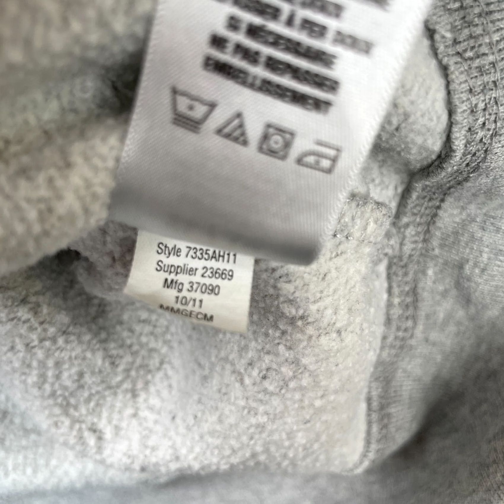 Vintage Aéropostale Hoodie Women XL Gray Full Zip Cotton Fleece Logo Pockets City Classic Nylon? Size XL / US 12-14 / IT 48-50 - 5 Thumbnail