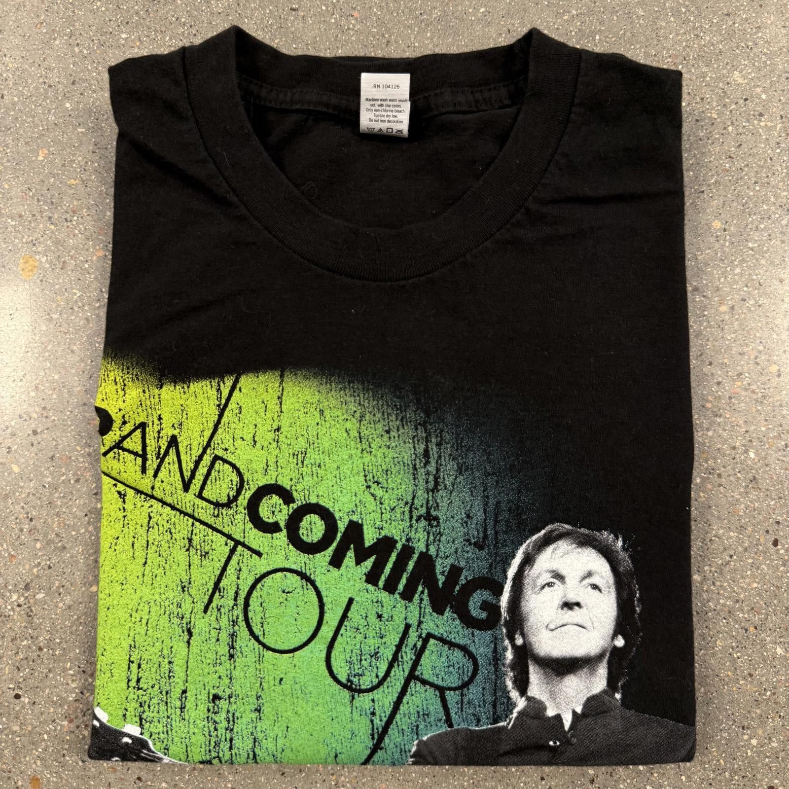 Tultex Paul McCartney Up and Coming Tour T-Shirt Tultex Adult L Size US L / EU 52-54 / 3 - 8 Thumbnail