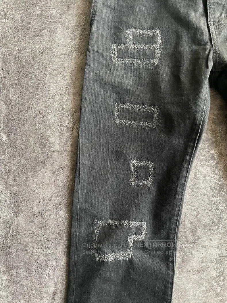 Saint Laurent Paris Saint Laurent Paris Patchwork Denim Jeans Size US 29 - 4 Thumbnail