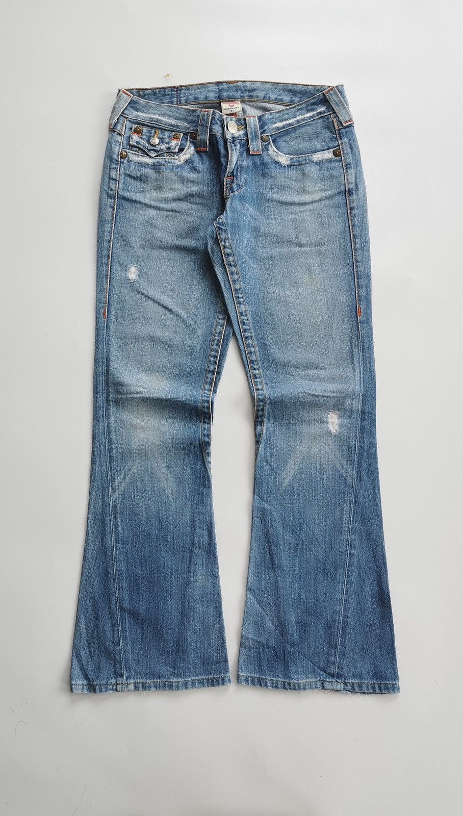 True Religion True Religion Bootcut Joey Light Blue Jeans Size 29" - 1 Thumbnail