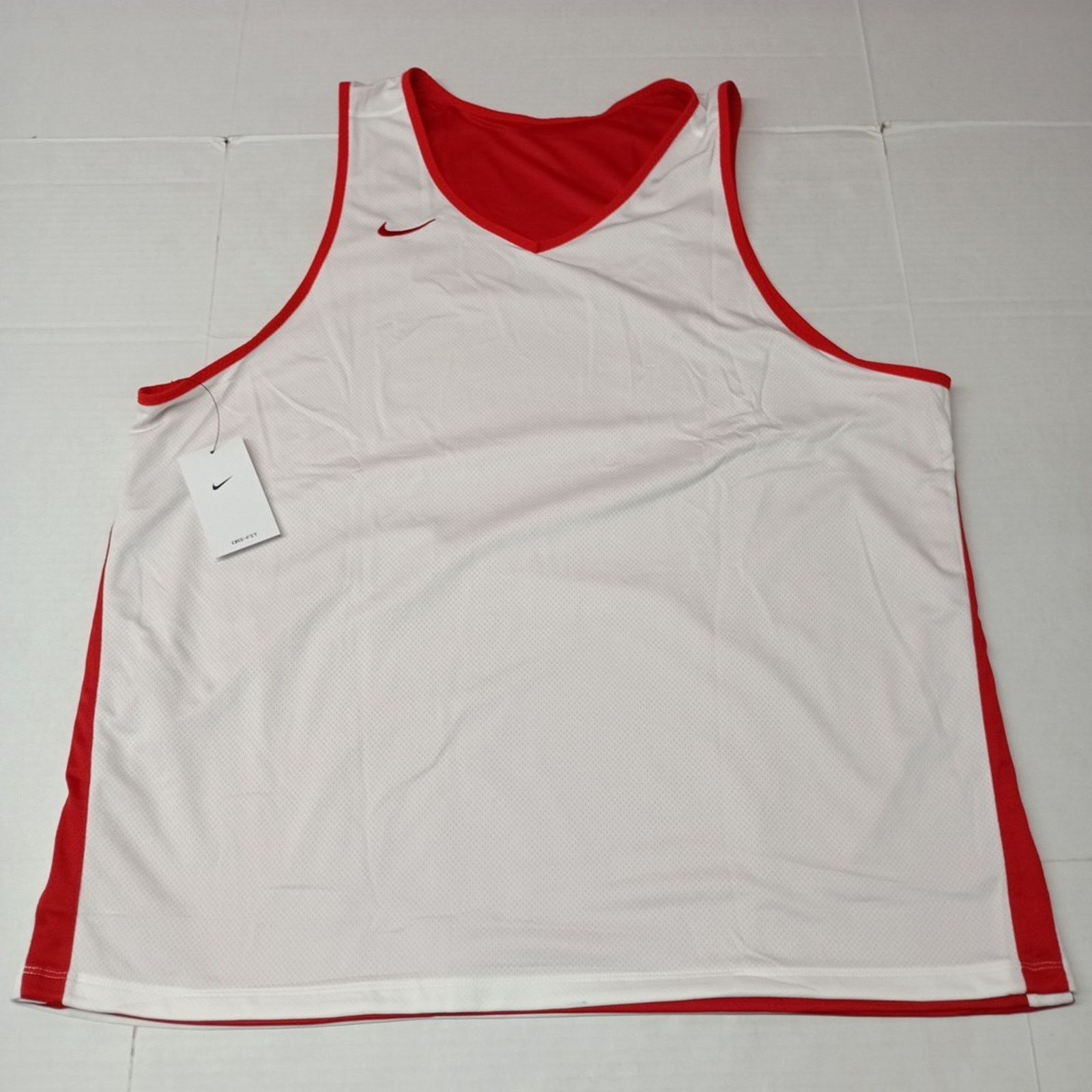 Nike Nike Engineered Reversible Basketball Jersey Men's 3XL Red Size US XXL / EU 58 / 5 - 7 Thumbnail