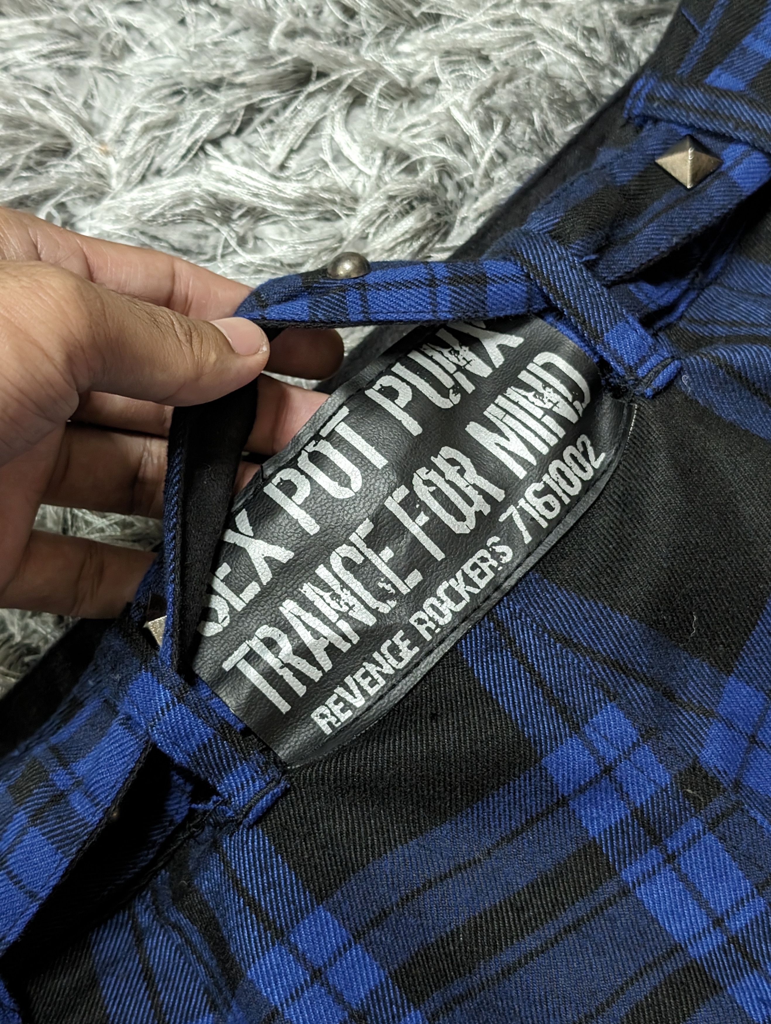 Japanese Brand × Seditionaries Vintage Sex Pot Revenge Punk Drawstring Wide Leg Tartan Pant Size US 30 / EU 46 - 6 Thumbnail