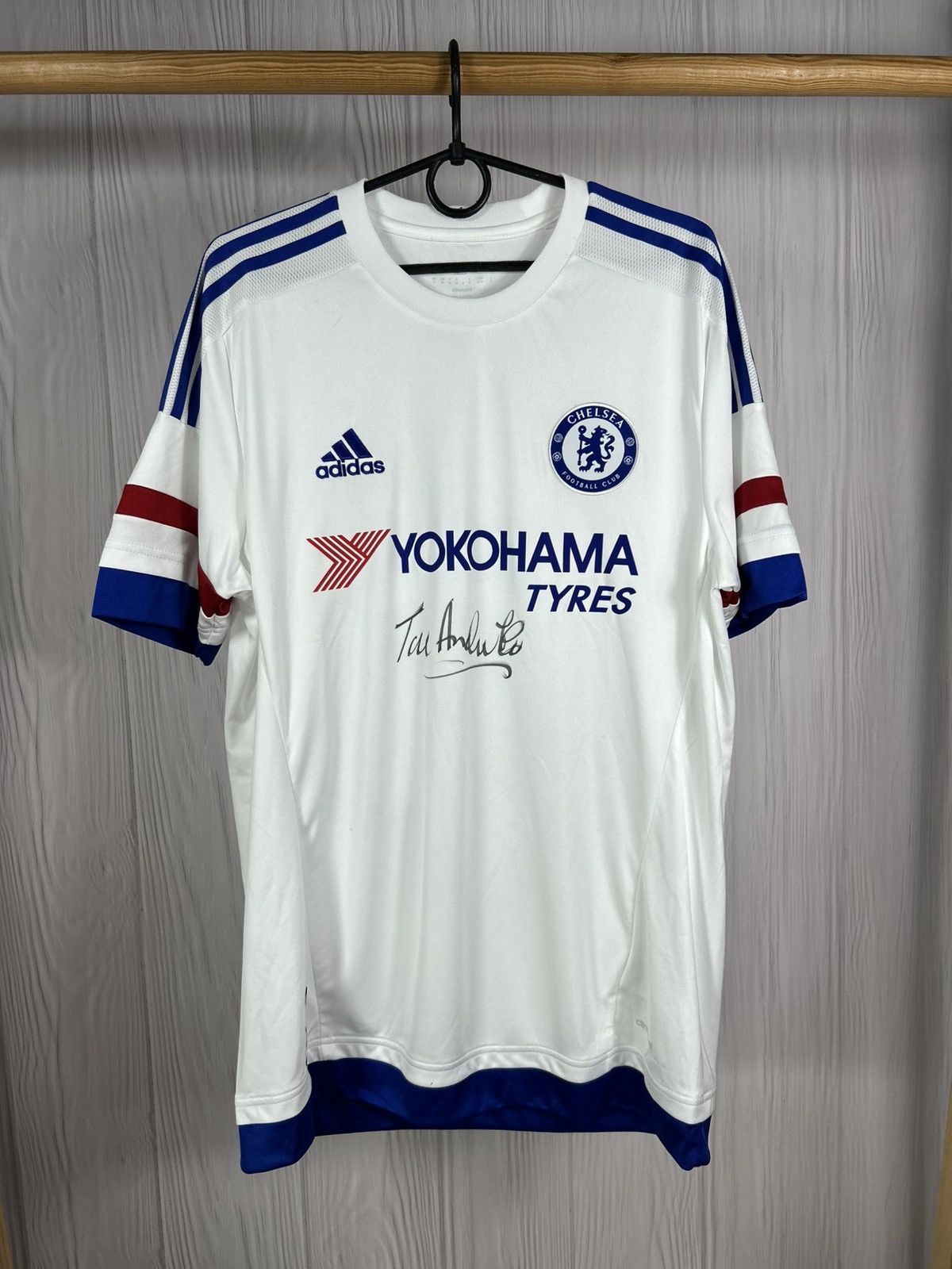Adidas Chelsea FC Adidas Signed Soccer Jersey Size M | Grailed