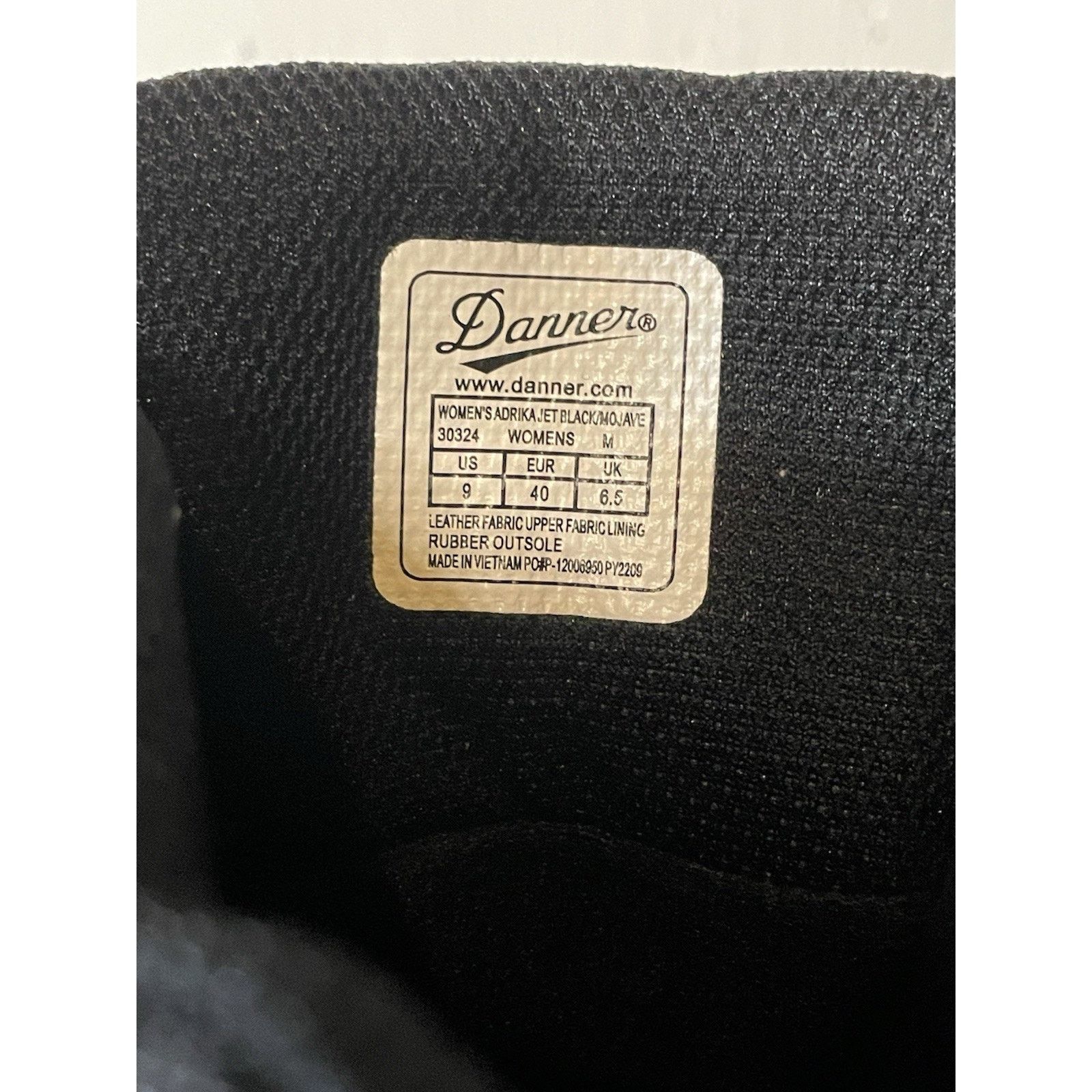 Danner Danner Women’s Size 9 Waterproof Sienna Hiking Black Boots Size US 9 / IT 39 - 23 Thumbnail