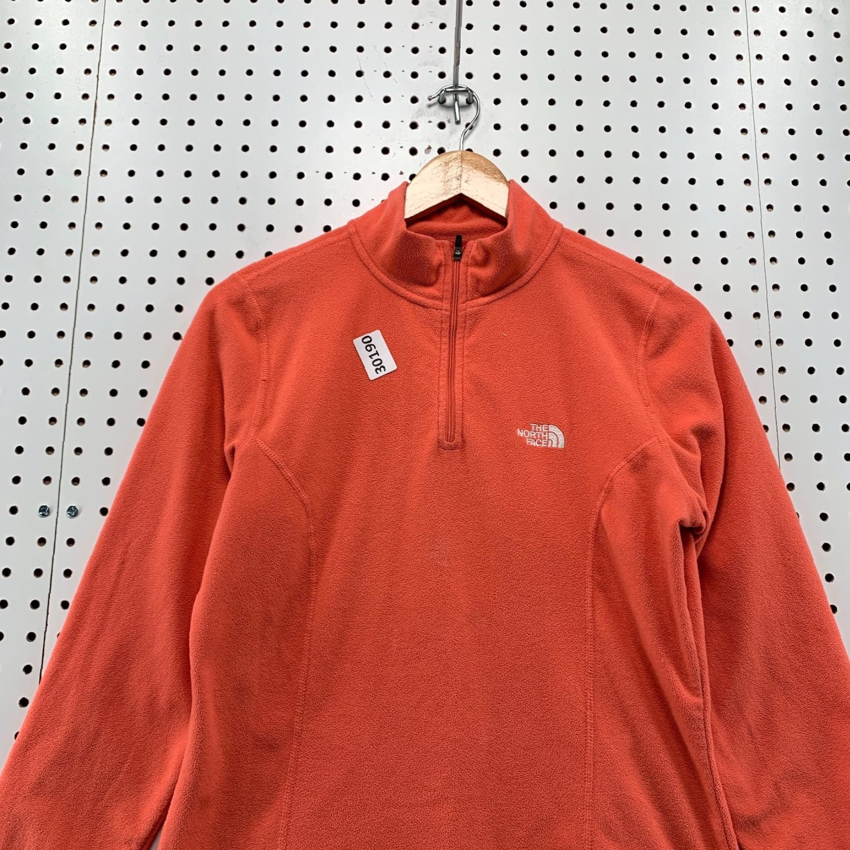 The North Face The North Face 1/4 Zip Fleece Pullover Womens Medium Sunrise Coral TKA 19.5x24 Size M / US 6-8 / IT 42-44 - 5 Thumbnail