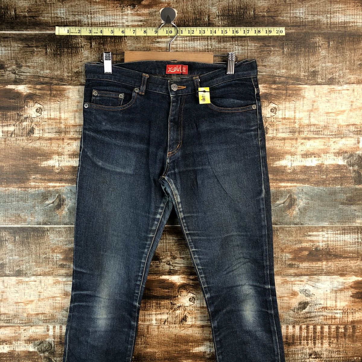 Japanese Brand X Girl Blue Denim Pants #A2140 Size US 31 - 2 Thumbnail