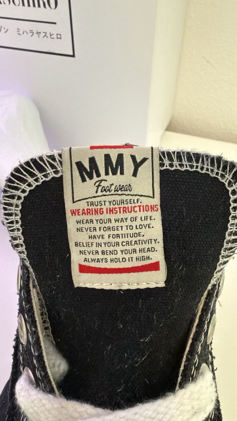 Maison MIHARA YASUHIRO Maison Mihara Yasuhiro OG Sole Canvas Low Black | Size 39 Size US 6.5 / EU 39-40 - 7 Thumbnail