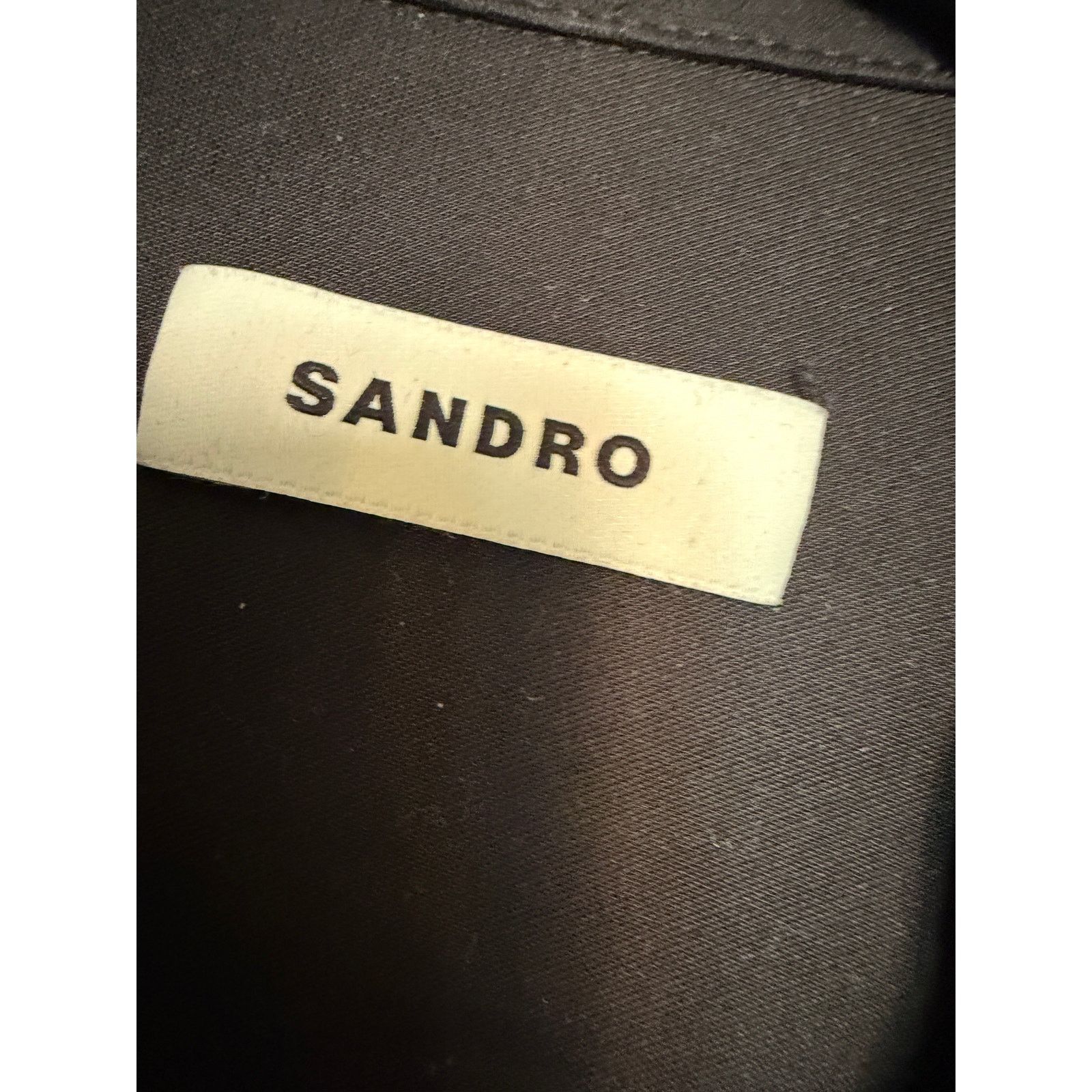 Sandro Sandro NWT Men's FW24 Loose-fit Zip-Up Shirt Size US S / EU 44-46 / 1 - 3 Thumbnail