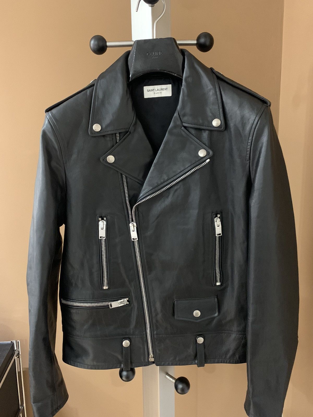 Saint Laurent Paris Calfskin L01 - size 50 Size US M / EU 48-50 / 2 - 1 Thumbnail