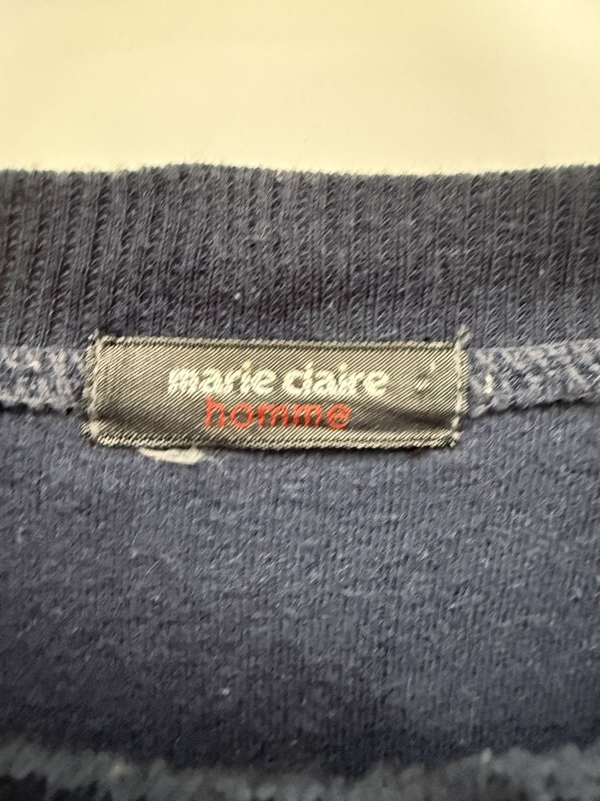 Japanese Brand ⚡️ MARIE CLAIRE HOMME ROUNDNECK SWEATSHIRT - L Size US M / EU 48-50 / 2 - 7 Thumbnail