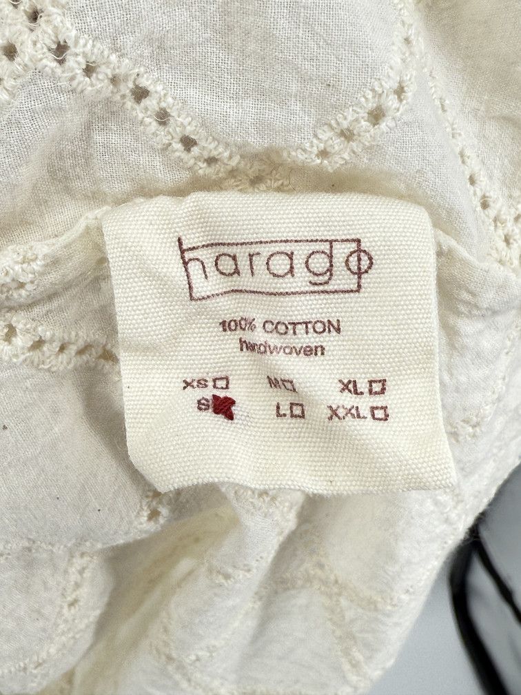 HARAGO Cream Embroidered Shirt Size US S / EU 44-46 / 1 - 4 Thumbnail