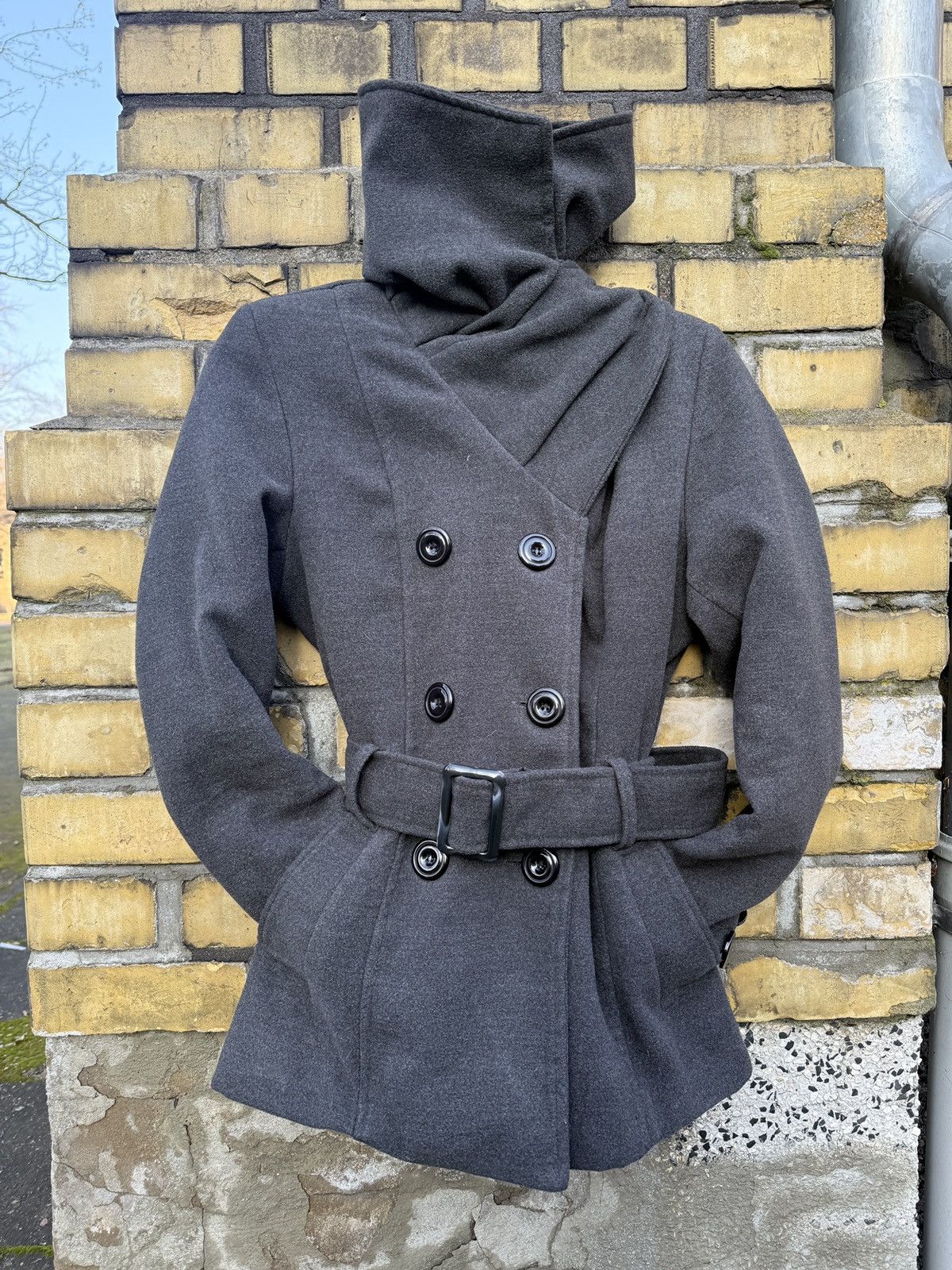 Other Italian trench jacket with a big collar Size XS / US 0-2 / IT 36-38 - 3 Thumbnail