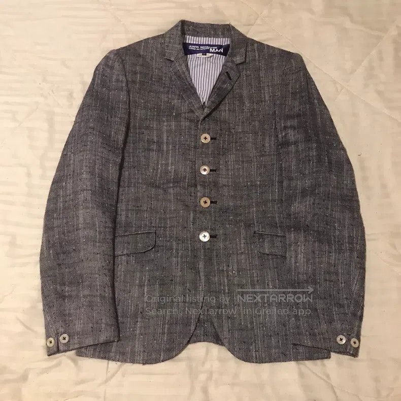 Comme des Garcons Comme Des Garcons African Indian Tribe Themed Linen Blazer Size XS / US 0-2 / IT 36-38 - 1 Thumbnail