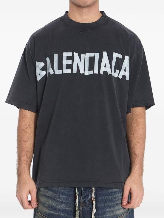 BALENCIAGA｜ (764235 TRVK1 1041) Buy Balenciaga Medium Fit T-Shirt 'Faded Washed Black