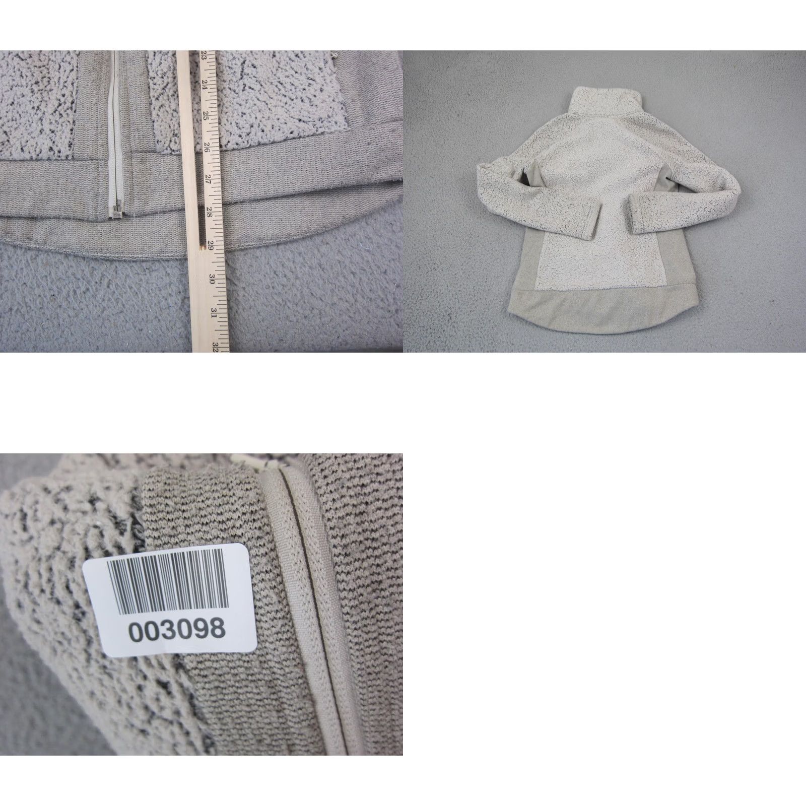 The North Face The North Face Jacket Womens Small Gray Fuzzy Fleece Full Zip Outdoor Size S / US 4 / IT 40 - 9 Thumbnail