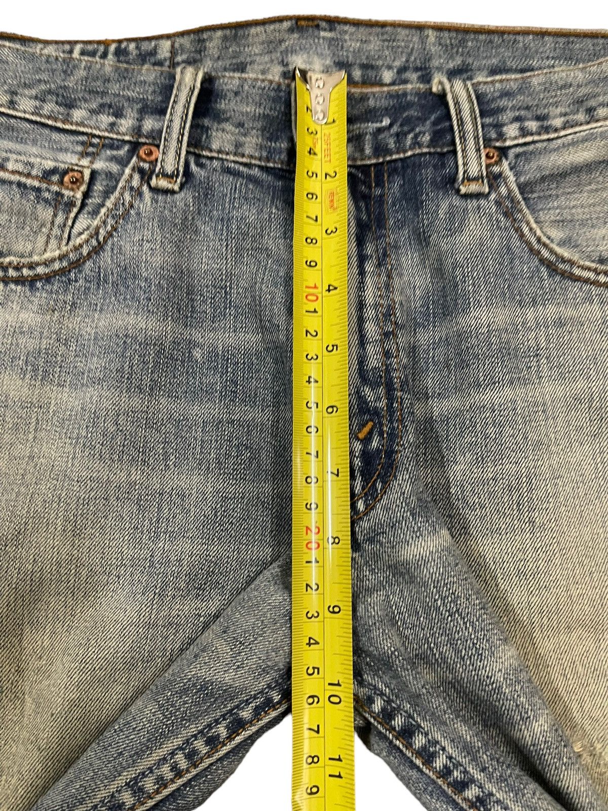 Levi's Vintage 90 Levis 502 Blue Wash Distressed Style Jeans Size US 30 / EU 46 - 14 Thumbnail