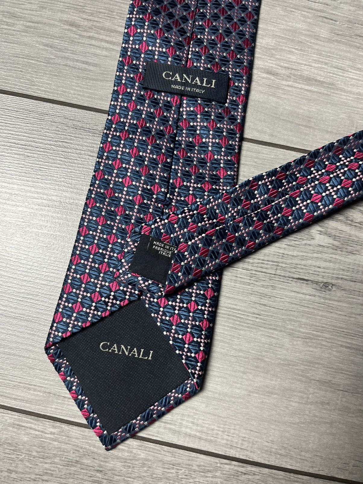 Canali Canali tie monogram Size ONE SIZE - 3 Thumbnail