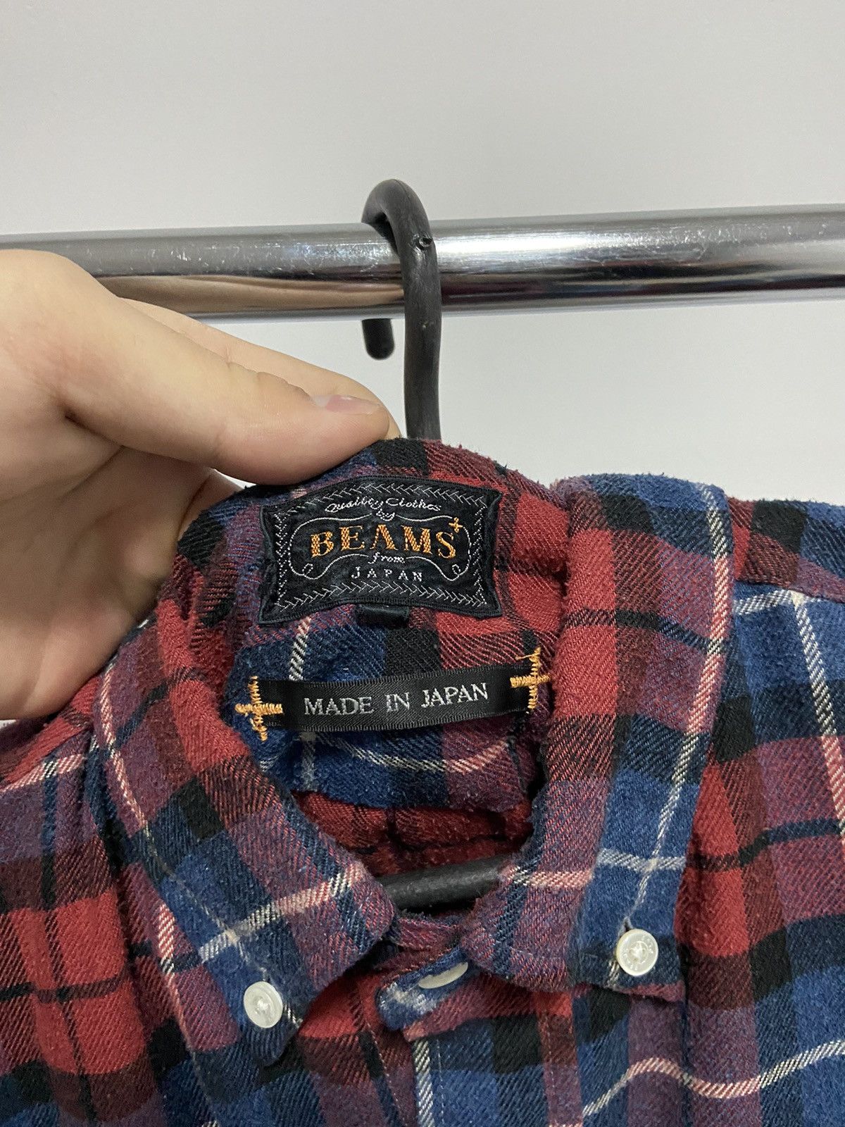 Beams Plus × Japanese Brand × Vintage Beams Japanese brand vintage check buttons shirt Size US L / EU 52-54 / 3 - 4 Thumbnail