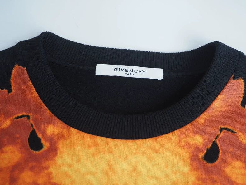 Givenchy Givenchy black flame hoodie Size US M / EU 48-50 / 2 - 3 Thumbnail
