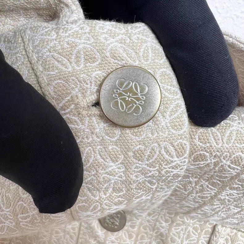 Loewe Loewe Monogrammed Leather Logo Print Jacket Size S / US 4 / IT 40 - 4 Thumbnail