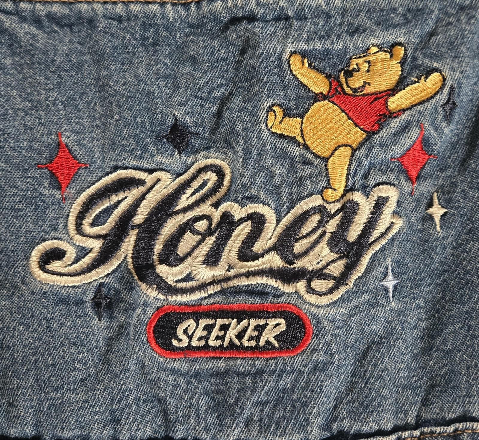 Disney Winnie The Poo "Honey Seeker" Main Street Disney Bib 26W/28W Size 42" / US 20 - 7 Thumbnail