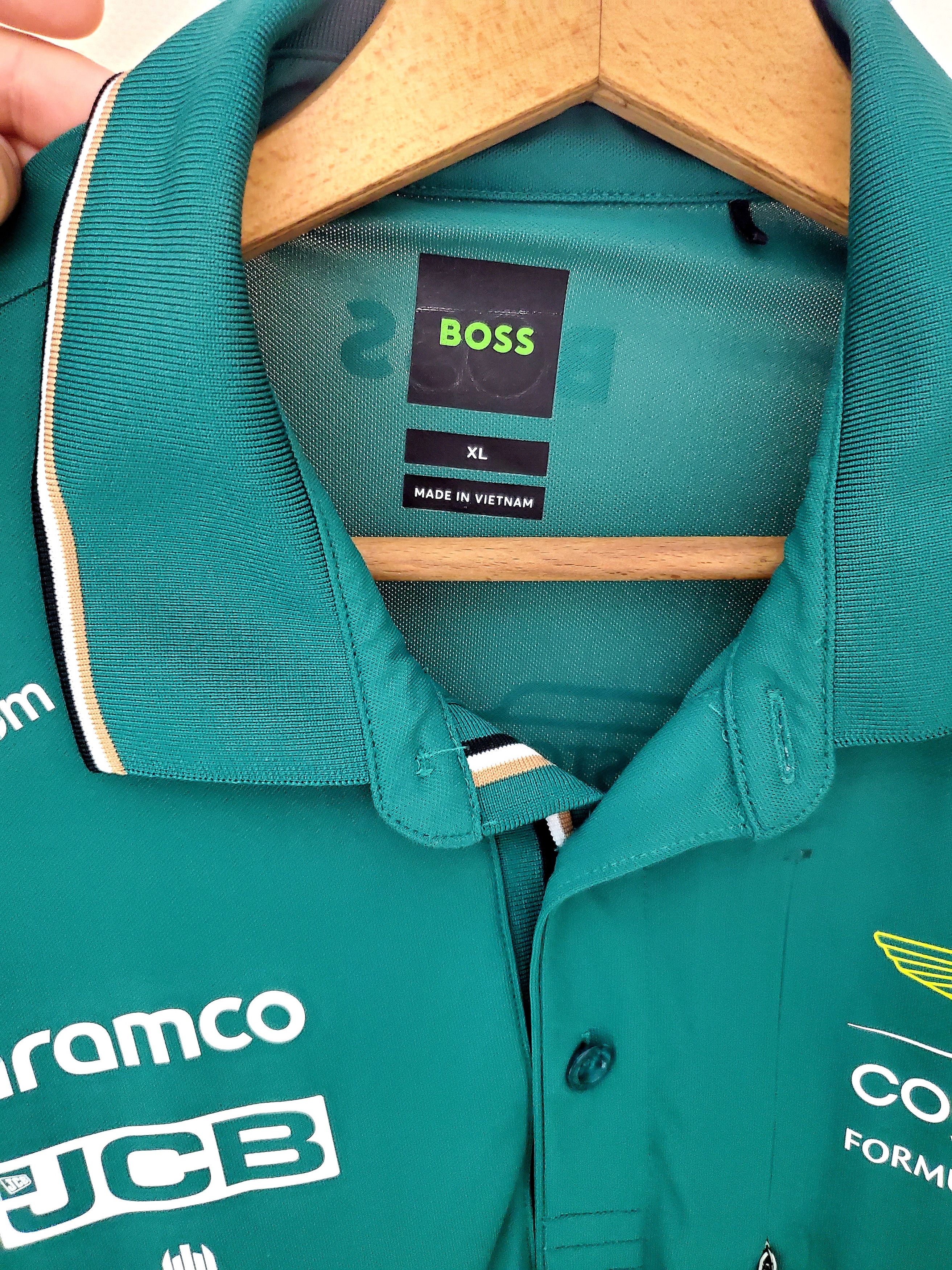 Formula 1 2023 Aston Martin F1 Team Supplied Items Shirt HUGO BOSS Xl Size US XL / EU 56 / 4 - 4 Thumbnail