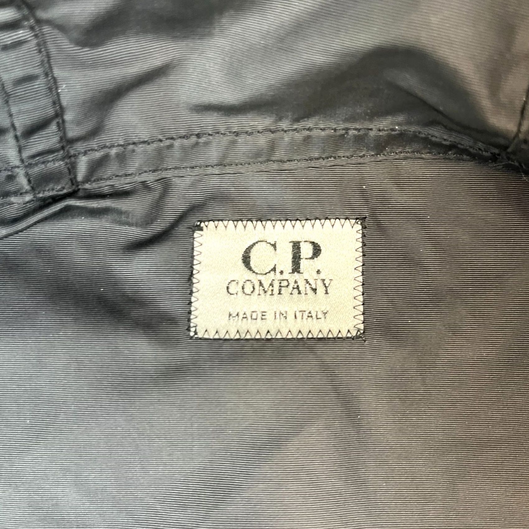 Vintage VINTAGE C.P. Company Jacket Mens Lightweight Black Full Zip Hooded XL Oversize Size US XL / EU 56 / 4 - 6 Thumbnail