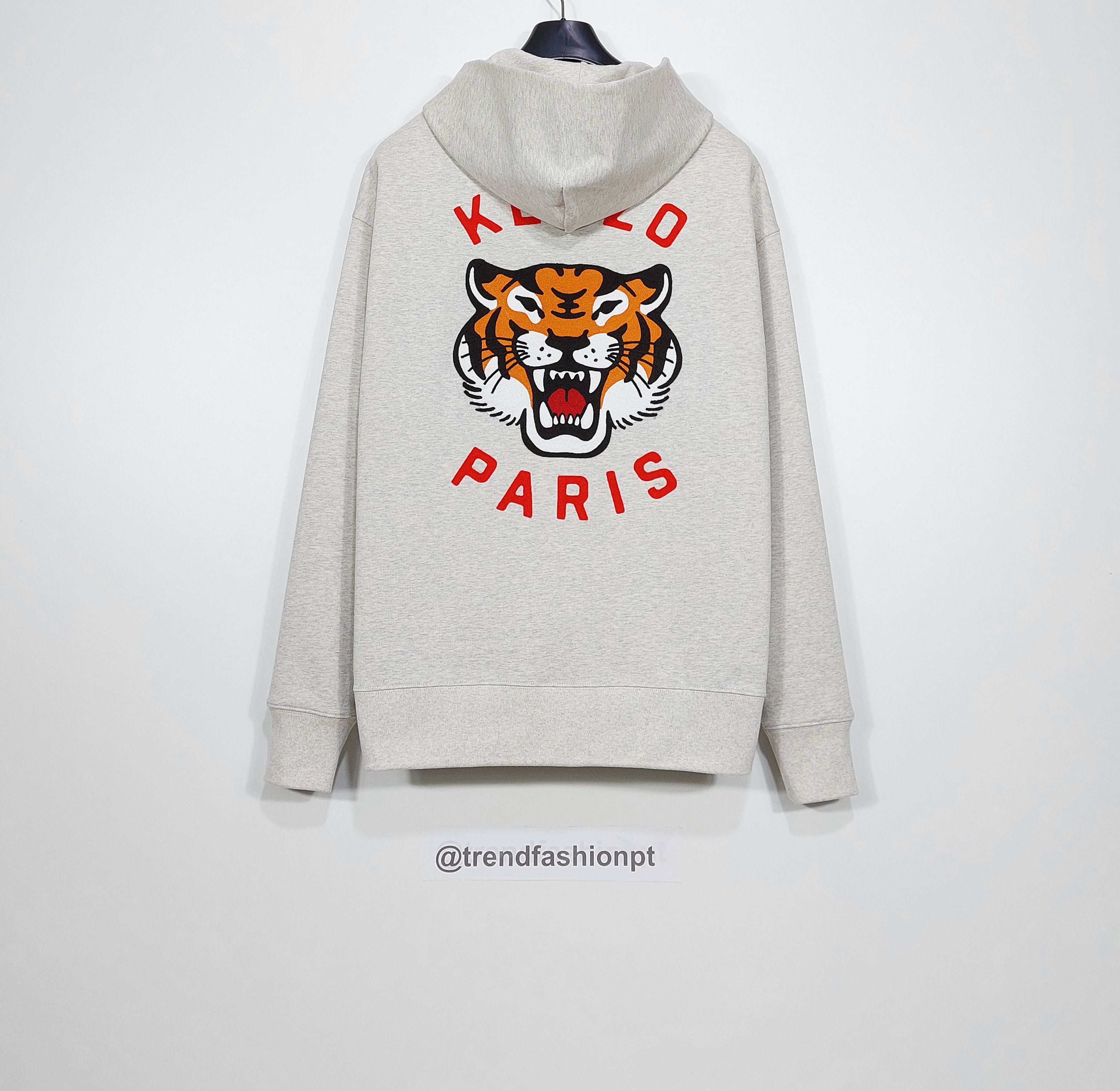 Kenzo lucky tiger hoodie - grey M Size US M / EU 48-50 / 2 - 7 Thumbnail