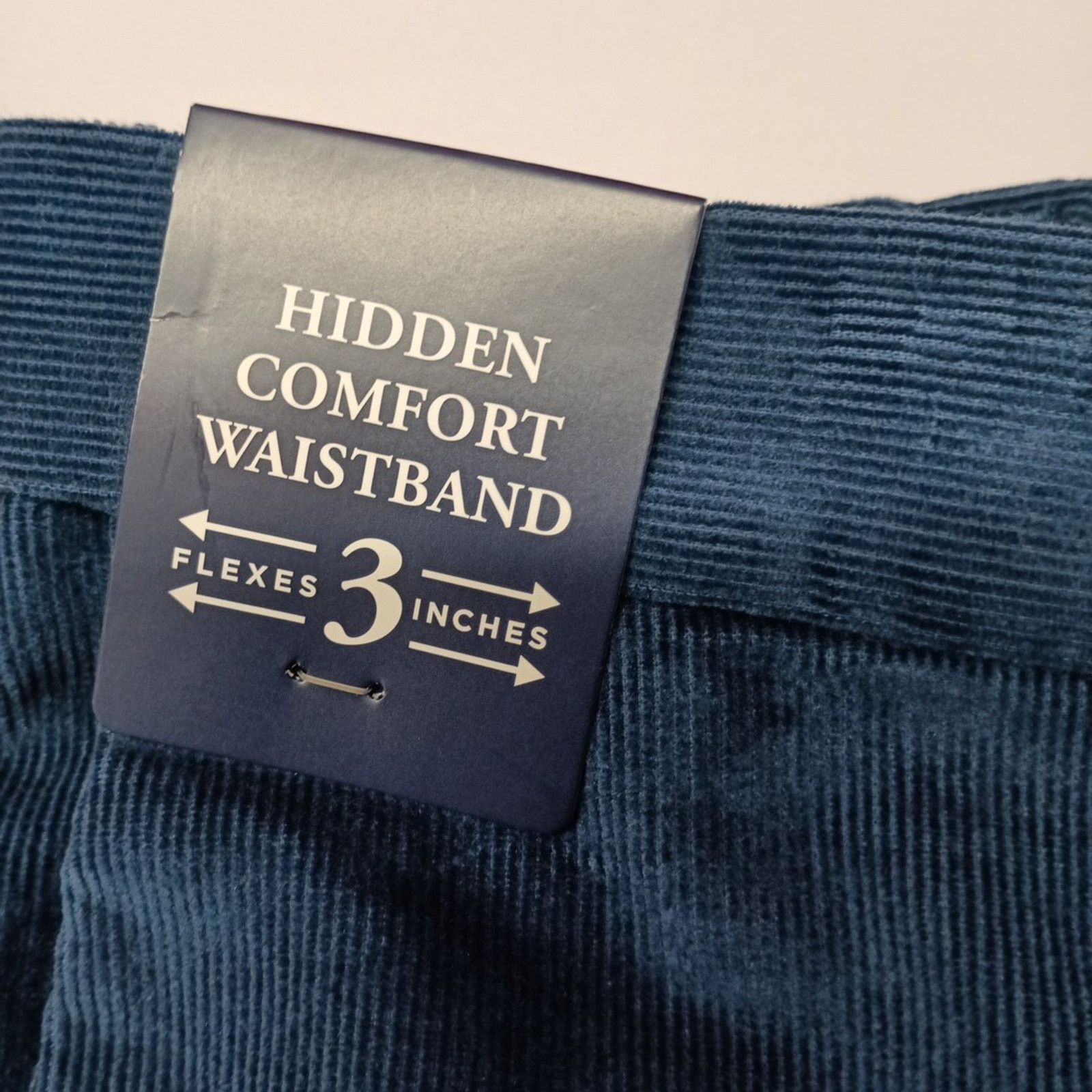 Haggar Haggar Premium Stretch Corduroy Pants Men's Size 36x29 Blue Size US 36 / EU 52 - 5 Thumbnail