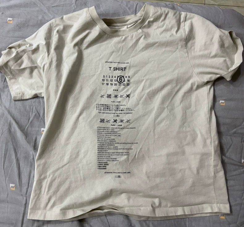 Maison Margiela Maison Margiela 24FW Washed Label Bullet Screen Logo Printe Size US L / EU 52-54 / 3 - 1 Thumbnail