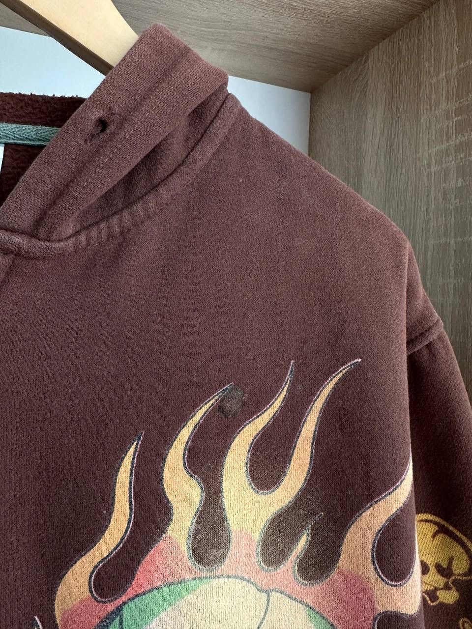 Christian Audigier × Ed Hardy × Vintage Vintage Ed Hardy Christian Audigier Brown Hoodie Size US XL / EU 56 / 4 - 18 Thumbnail