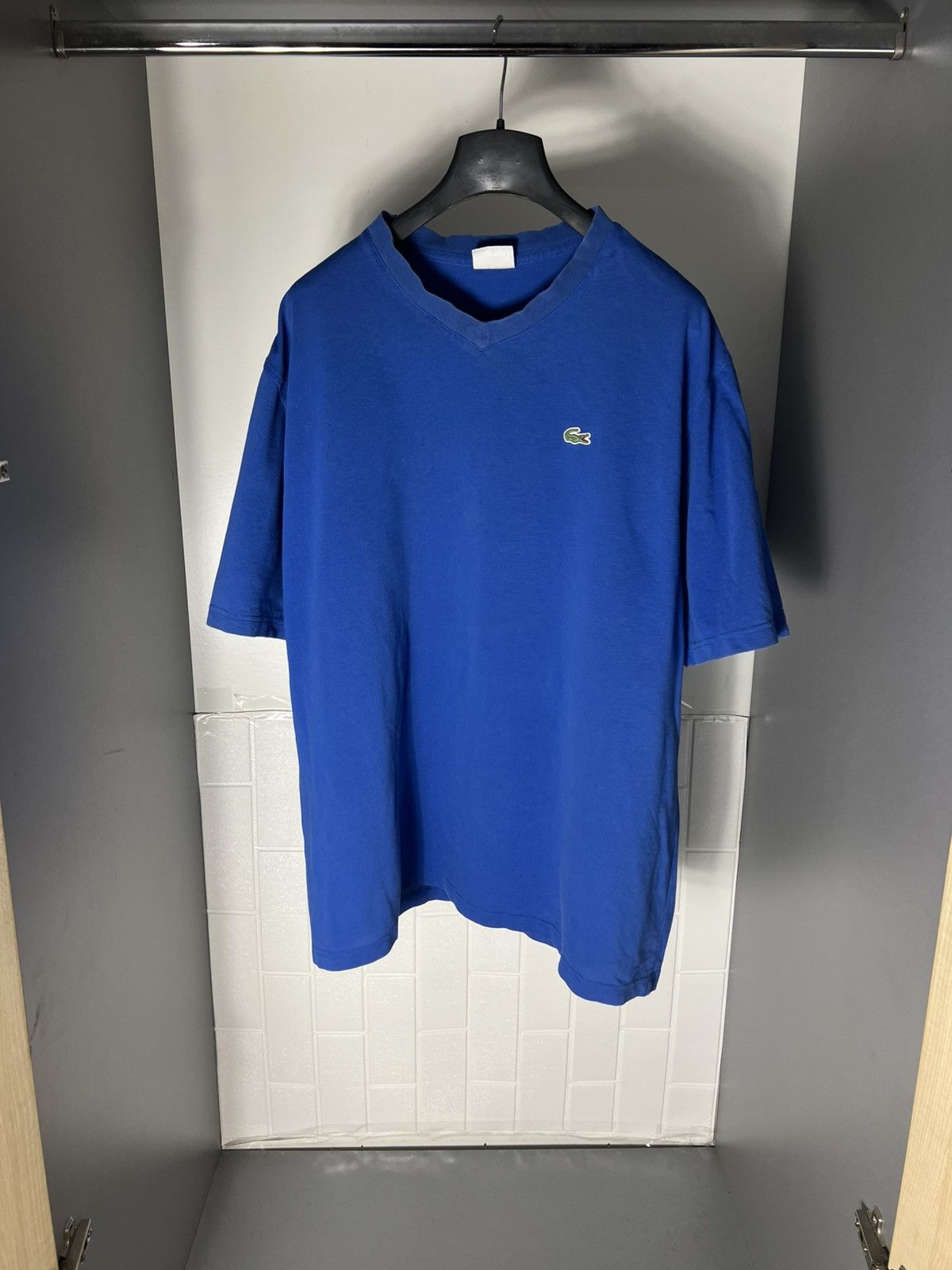 Lacoste × Vintage VERY RARE LACOSTE CHEMISE CLASSIC T-SHIRT RETRO TENNIS 90s Size US XXL / EU 58 / 5 - 1 Thumbnail