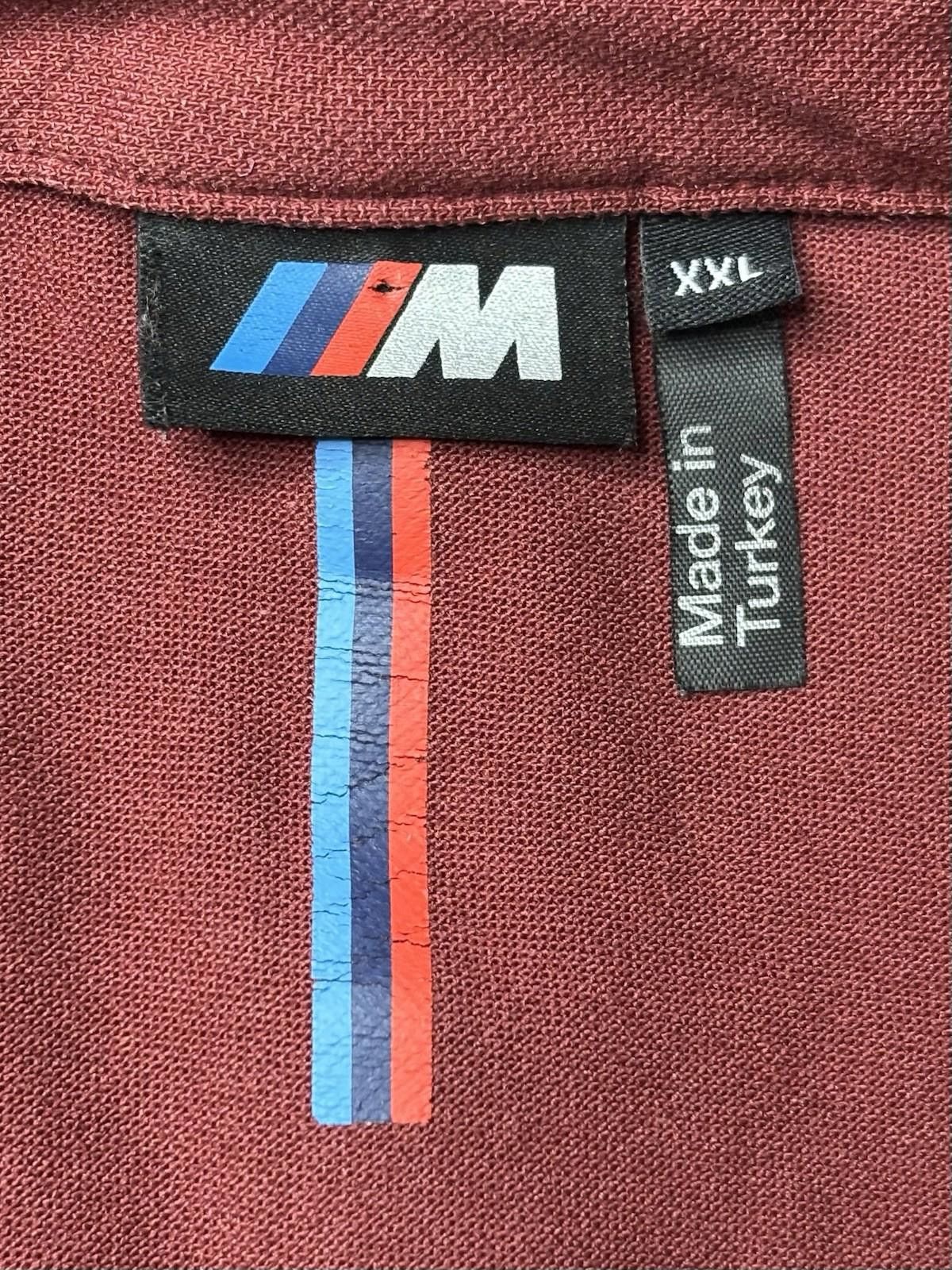 BMW BMW M Sport Polo Shirt Mens XL Red Short Sleeve Stretch Size US XL / EU 56 / 4 - 2 Thumbnail