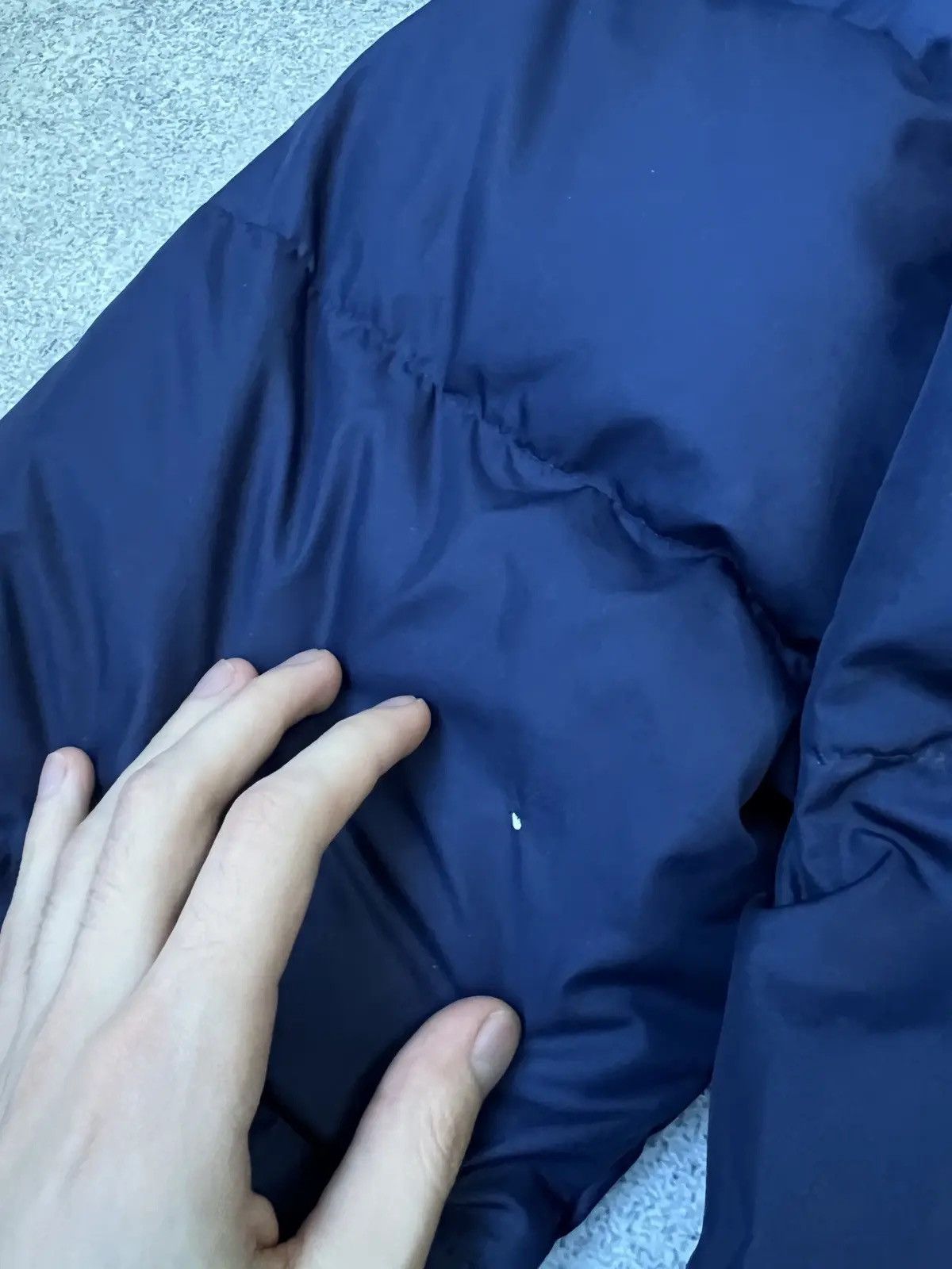 Nike × Vintage Vintage Nike Puffer Y2K Navy 90s Jacket Size US M / EU 48-50 / 2 - 14 Thumbnail