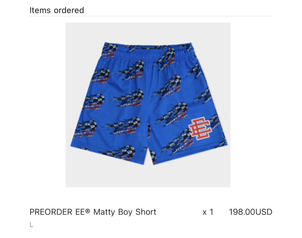 Eric Emanuel Eric Emanuel Matty Boy Blue Stay Fast Shorts Large Size US 32 / EU 48 - 1 Preview
