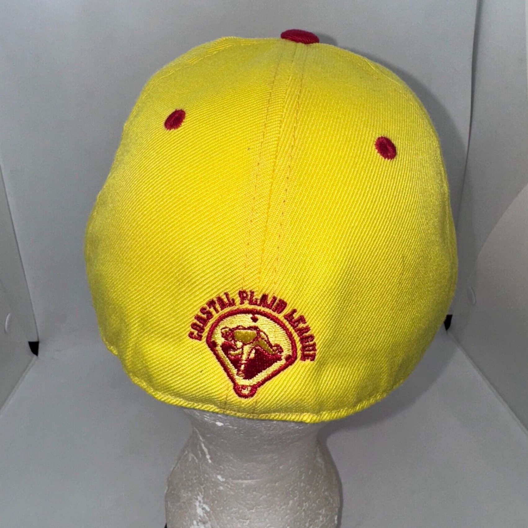 Zephyr Zephyr Hat Snapback CoastAL Plain League Logo 6 7/8 Mens Yellow Adjustable Breathable Lightweight Canvas Cotton Vintage No Signed No 6 7/8 Size ONE SIZE - 3 Thumbnail