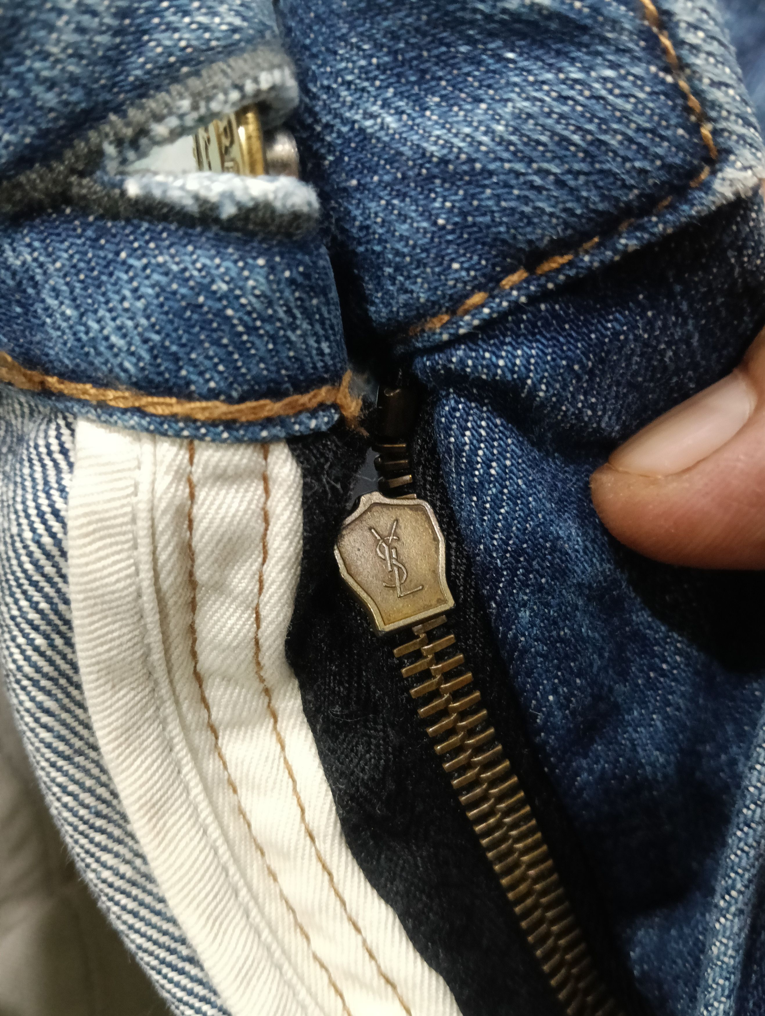 Saint Laurent Paris × Yves Saint Laurent Yves Saint Laurent Relax Jeans Size 34" / US 12 / IT 48 - 11 Thumbnail