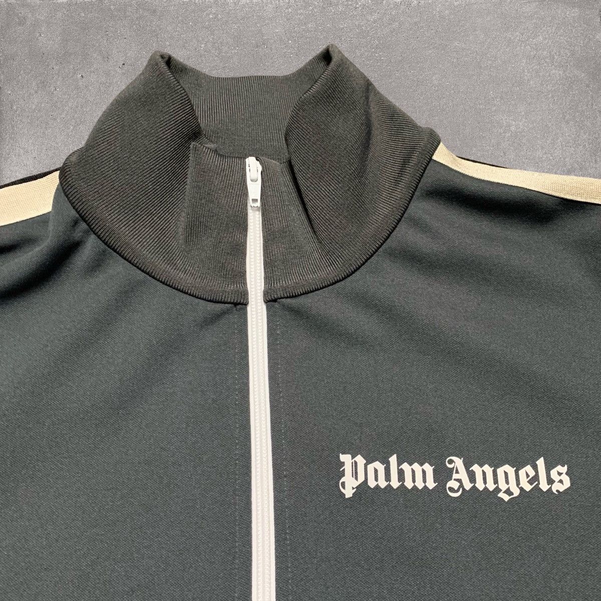 Palm Angels Palm Angels Large Grey Classic Track Jacket Top Size US L / EU 52-54 / 3 - 3 Thumbnail