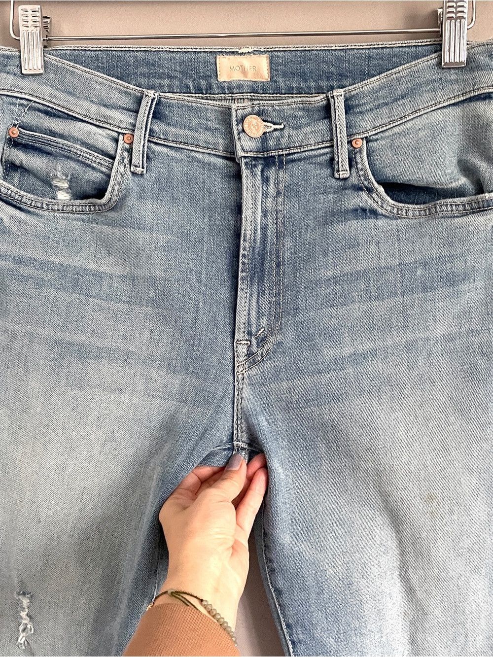 MOTHER MOTHER‎ The Rascal Ankle Snippet Mid Rise Straight Leg Jeans Size 30" / US 8 / IT 44 - 4 Thumbnail