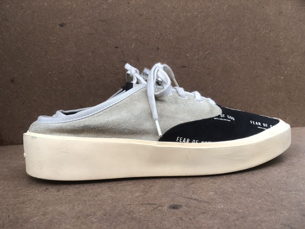 Fear of God Fear Of God Black Canvas Sneakers Size 41 Size US 7 / EU 40 - 3 Thumbnail