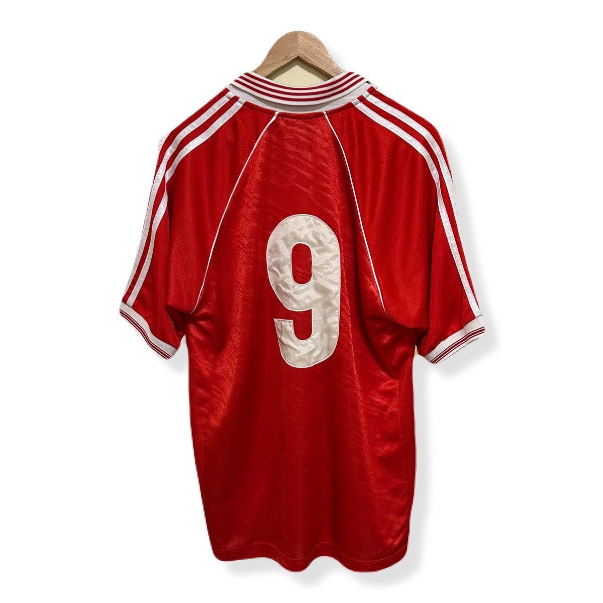 Adidas × Vintage Vintage 80’s adidas Equipment Poland Football Jersey T Shirt Size US L / EU 52-54 / 3 - 8 Thumbnail