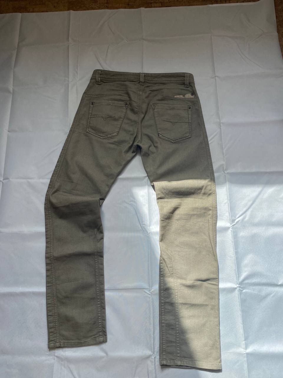 Diesel × Vintage Diesel VTG 2000s beige denim jeans y2k Italy pants rare hype Size US 31 - 1 Thumbnail