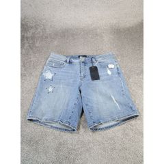 Lucky Brand Shorts Womens 00 Blue The Cut Off Denim Jean Pockets Casual  Ladies