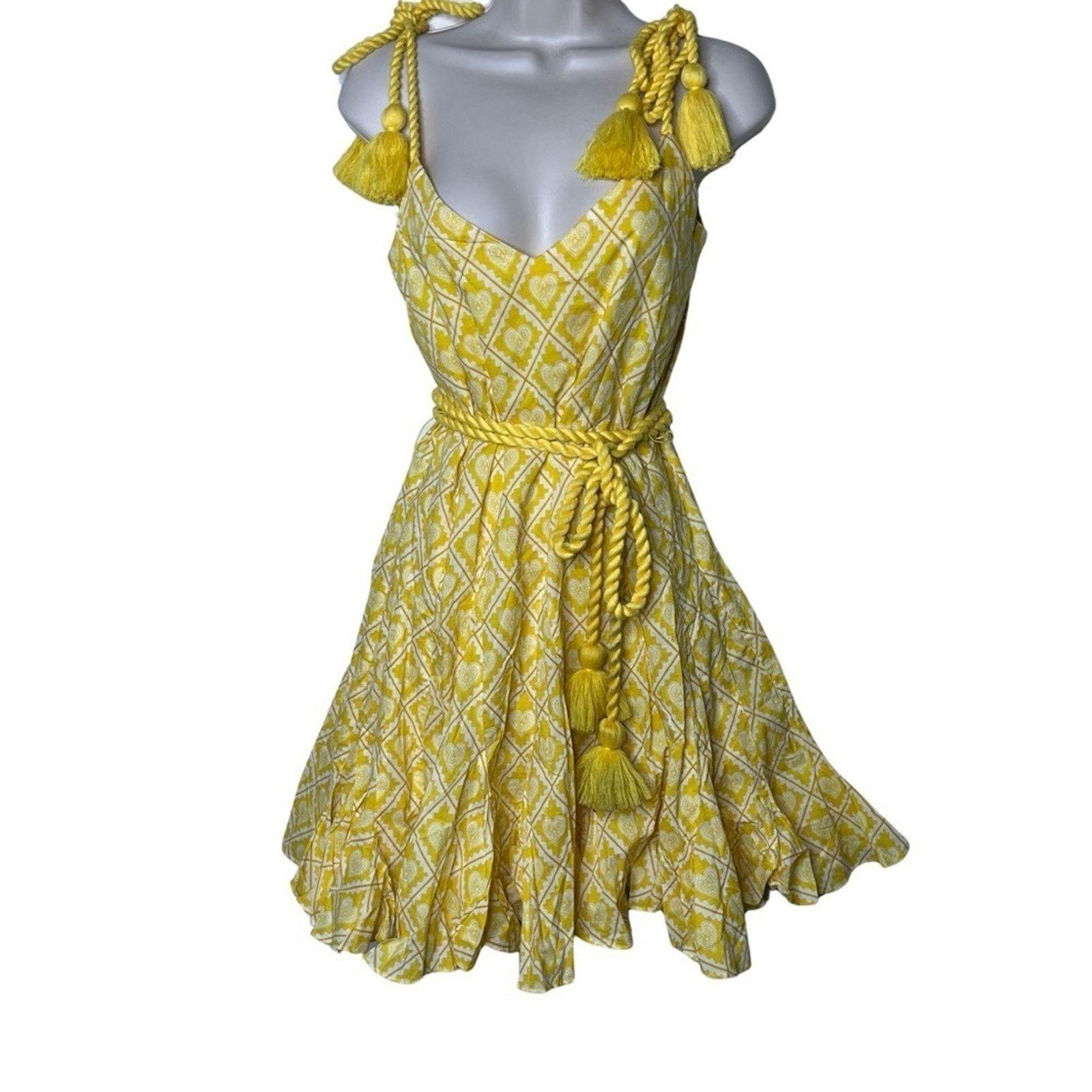 RHODE NWT RHODE Casey Dress in Love Lockdown Yellow sz S Size S / US 4 / IT 40 - 3 Thumbnail