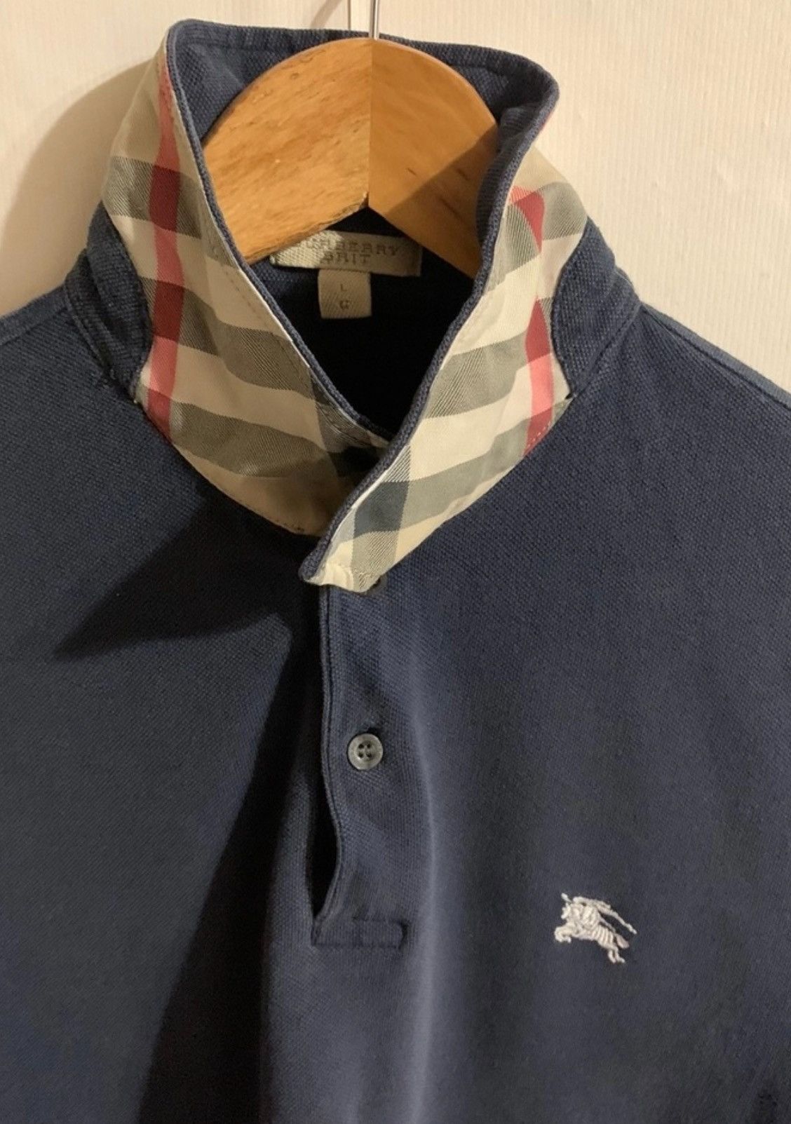 Burberry Burberry polo size L dark blue Size US L / EU 52-54 / 3 - 3 Thumbnail