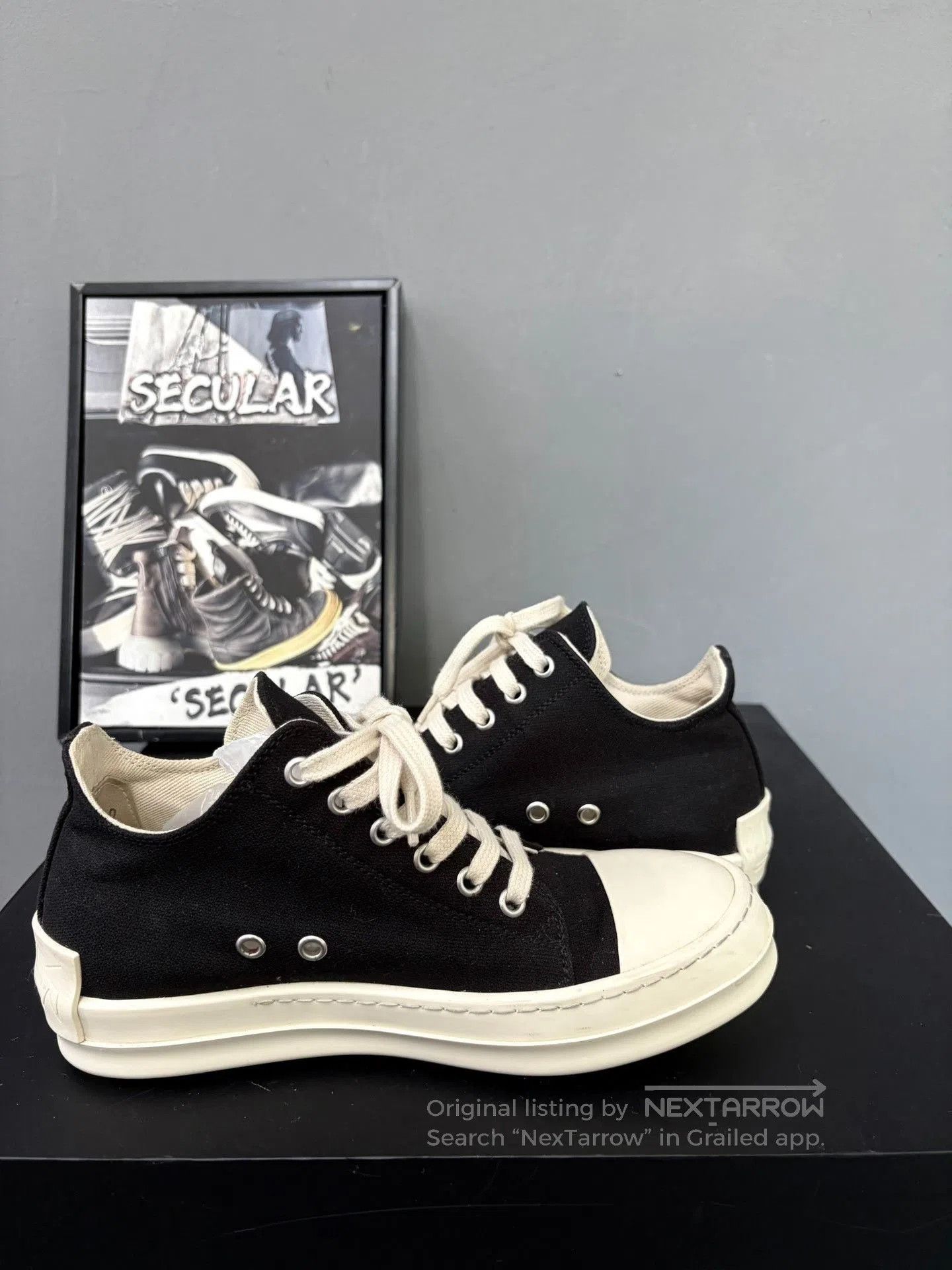 Rick Owens Drkshdw Rick Owens DRKSHDW Low. Size US 5 / IT 35 - 6 Thumbnail